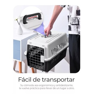 Foto 3 | Jaula Transportadora Portátil para Mascota Eo Safe Imports Esi-9791 Negro