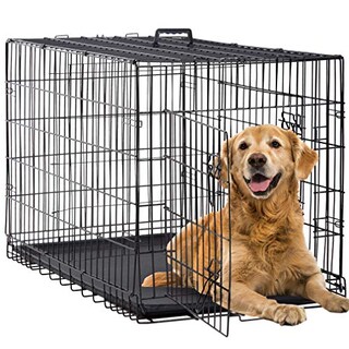 Foto 1 | Jaula Para Perros Bestpet Para Perros Grandes, Alambre De Metal Plegable, 42 Pulgadas - Venta Internacional.