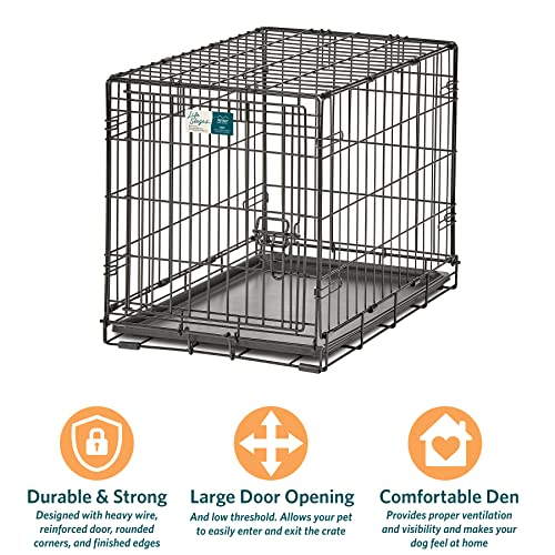 Foto 3 pulgar | Jaula Para Perros Midwest Life Stages 24 Plegable De Metal Con Divisor - Venta Internacional.