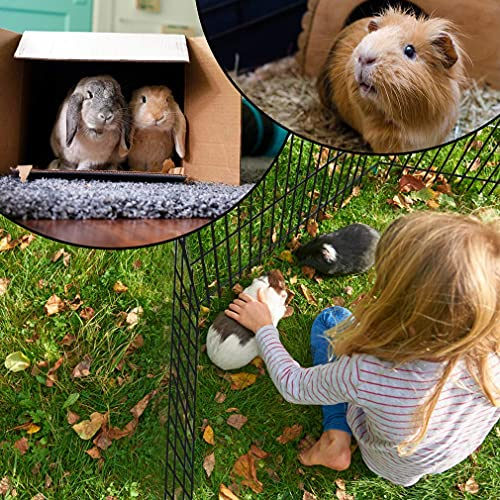 Foto 6 pulgar | Pet Playpen Bestpet, Alambre Metálico De 76 Cm De Alto, Negro, 8 Paneles - Venta Internacional.