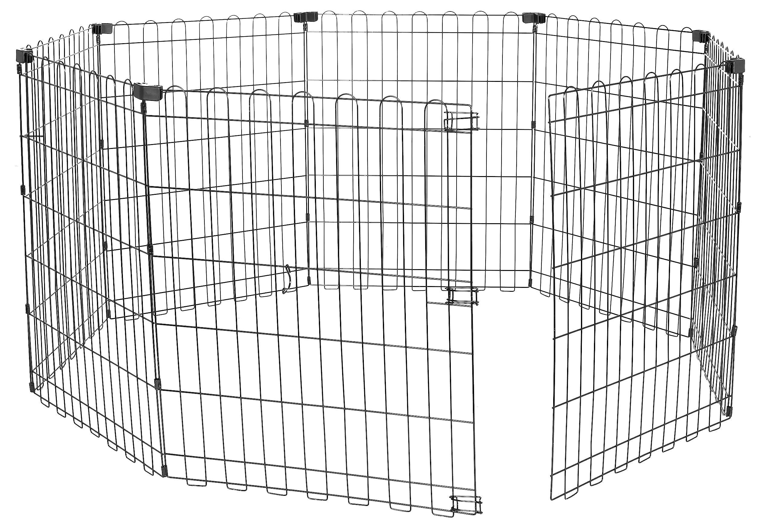 Foto 2 pulgar | Ejercicio Y Parque Para Mascotas Amazonbasics, Plegable, De Metal, 91 Cm - Venta Internacional.