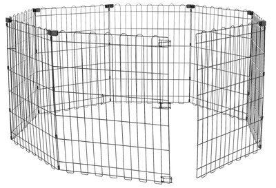 Foto 1 | Ejercicio Y Parque Para Mascotas Amazonbasics, Plegable, De Metal, 91 Cm - Venta Internacional.