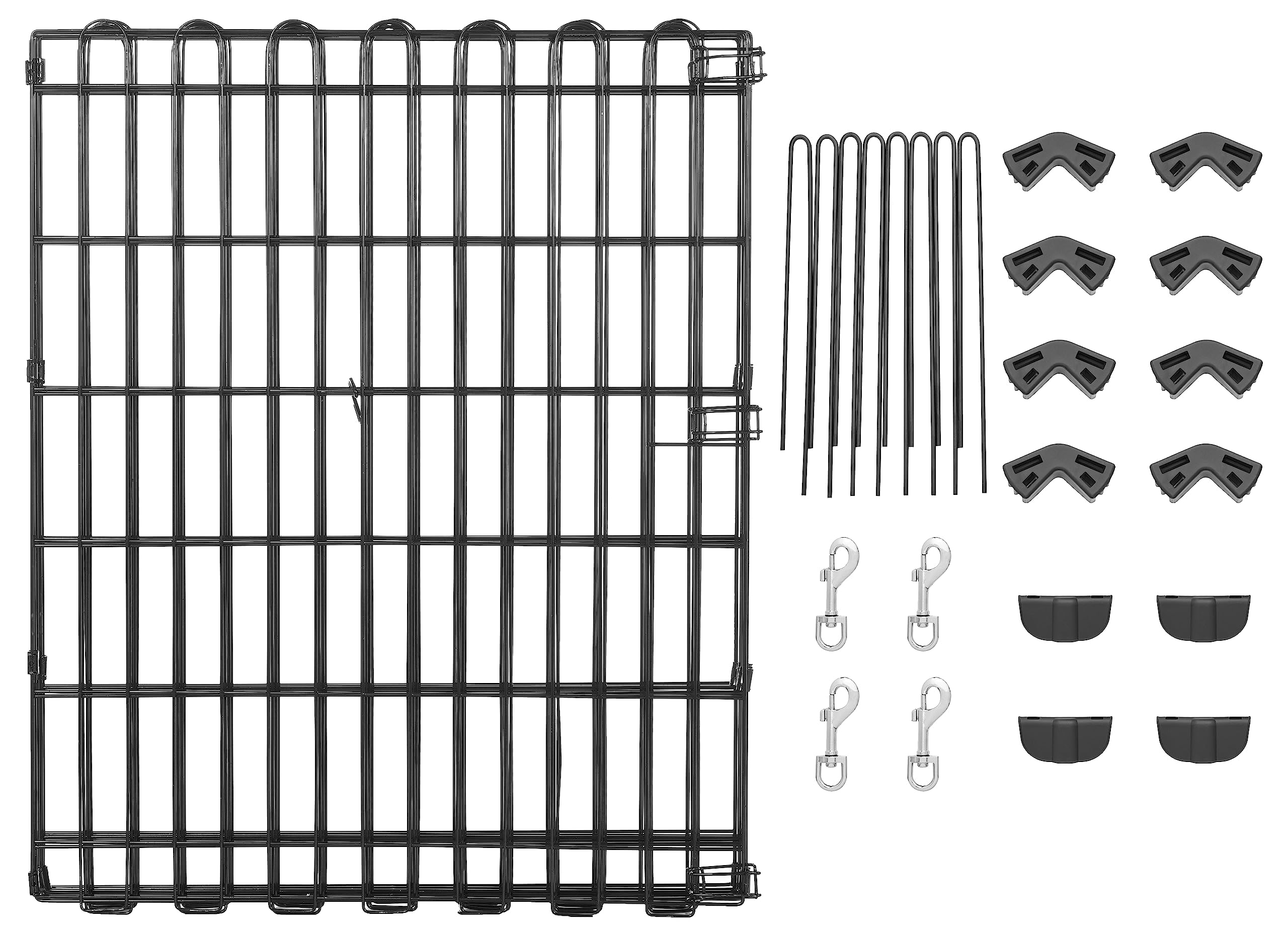 Foto 6 | Ejercicio Y Parque Para Mascotas Amazonbasics, Plegable, De Metal, 91 Cm - Venta Internacional.