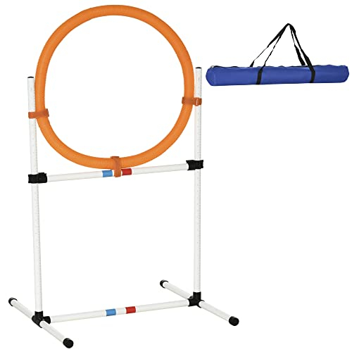 Foto 2 pulgar | Equipo de Agilidad 2 en 1 para Entrenamiento de Obstáculos para Perros PawHut - Venta Internacional