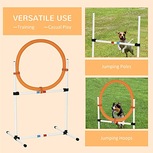 Foto 8 pulgar | Equipo de Agilidad 2 en 1 para Entrenamiento de Obstáculos para Perros PawHut - Venta Internacional