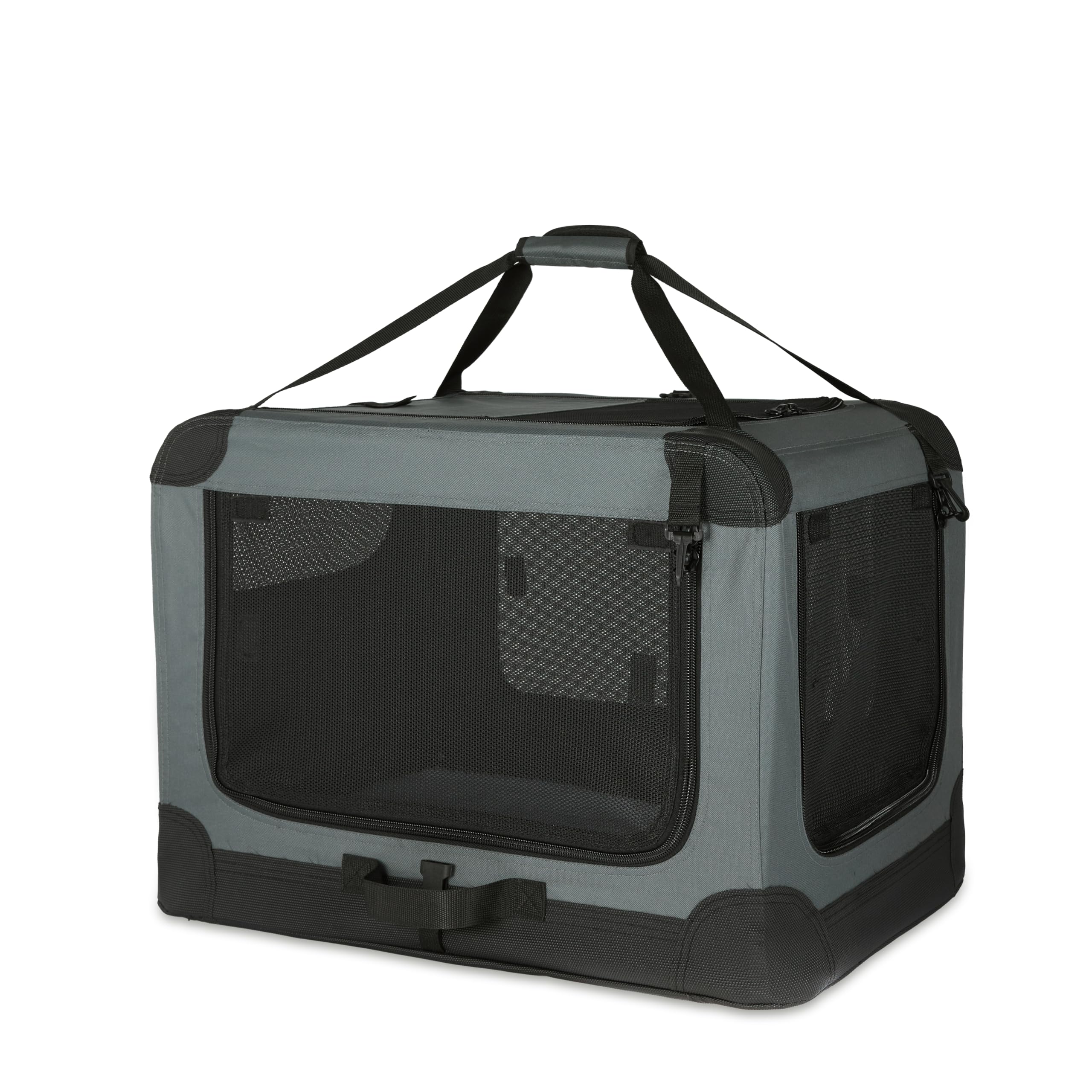 Foto 1 | Jaula de Viaje Plegable Portátil Amazon Basics Grey S - Venta Internacional