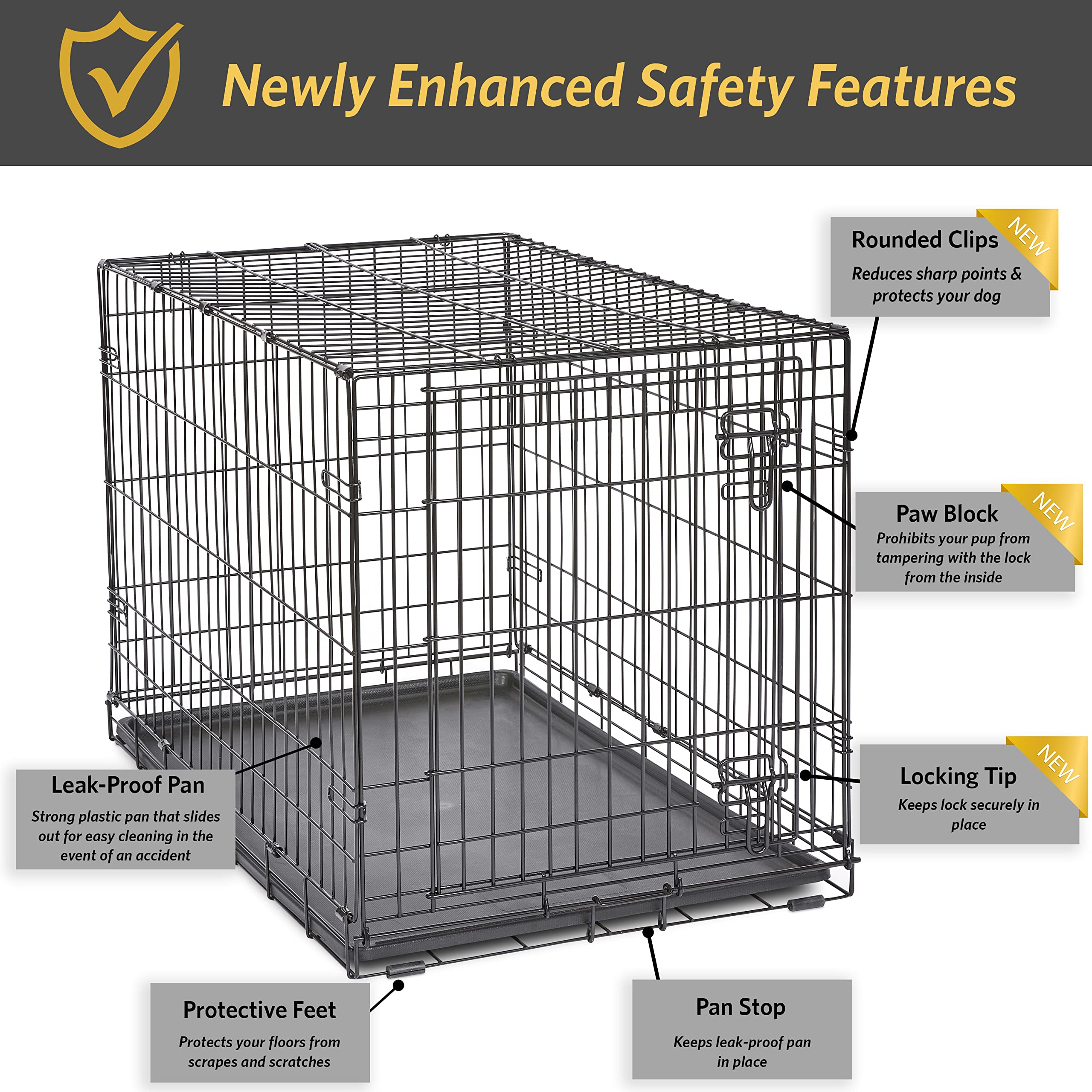 Foto 4 | Jaula Para Perros New World Recientemente Mejorada, Individual De 36 Pulgadas - Venta Internacional.