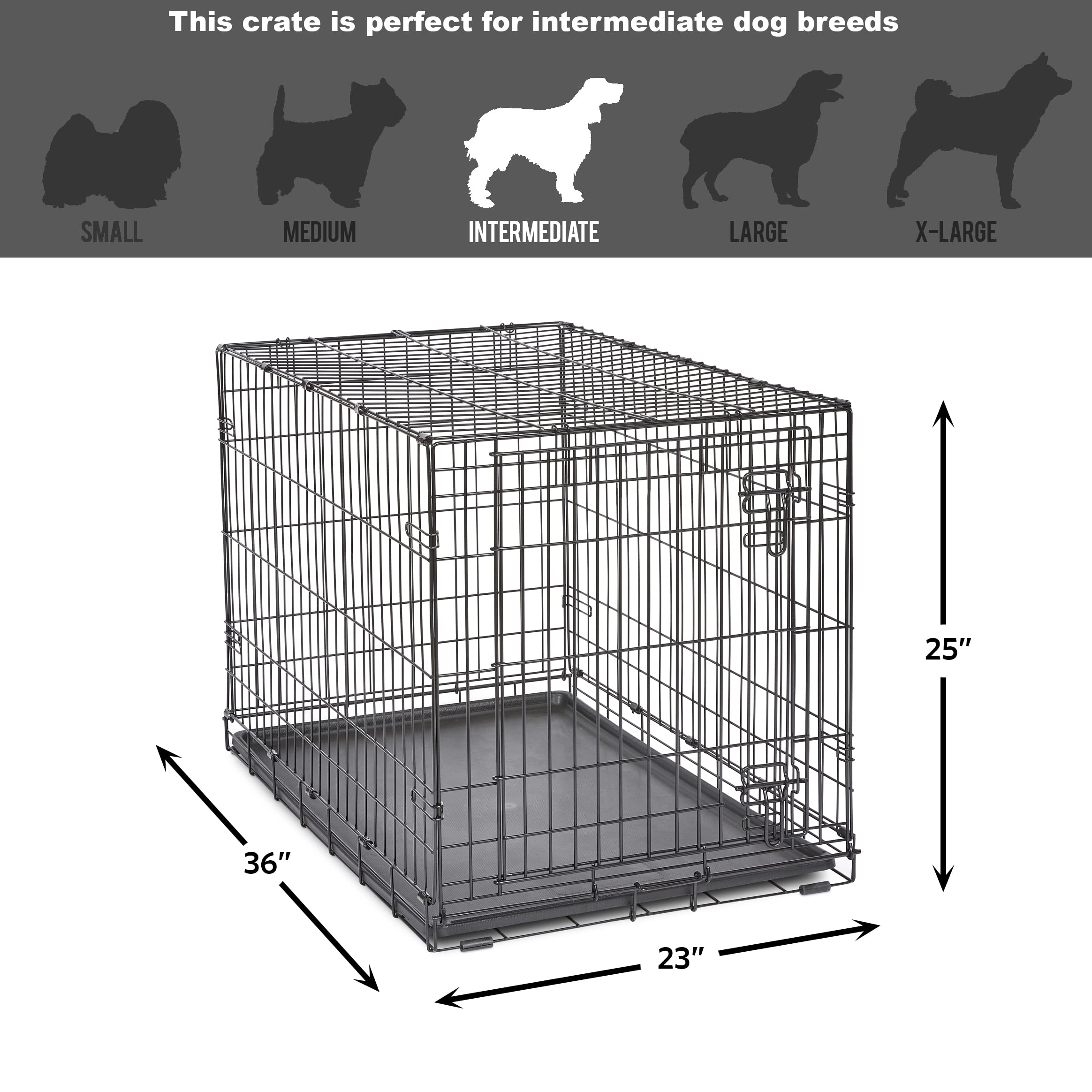 Foto 7 | Jaula Para Perros New World Recientemente Mejorada, Individual De 36 Pulgadas - Venta Internacional.