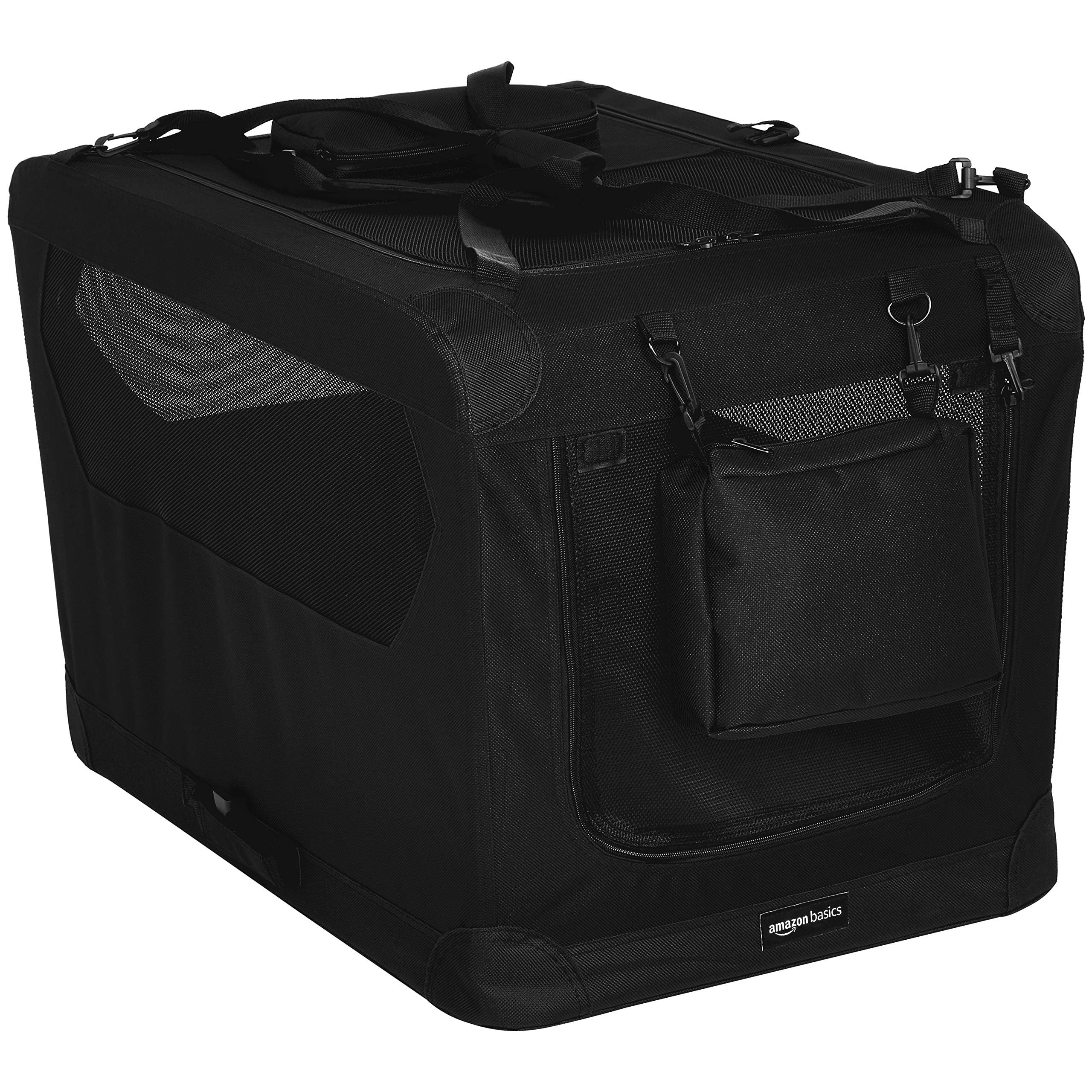 Jaula Para Mascotas Y Perros, Caseta Plegable Amazon Basics, 30 X 21 X 21 Cm - Venta Internacional.