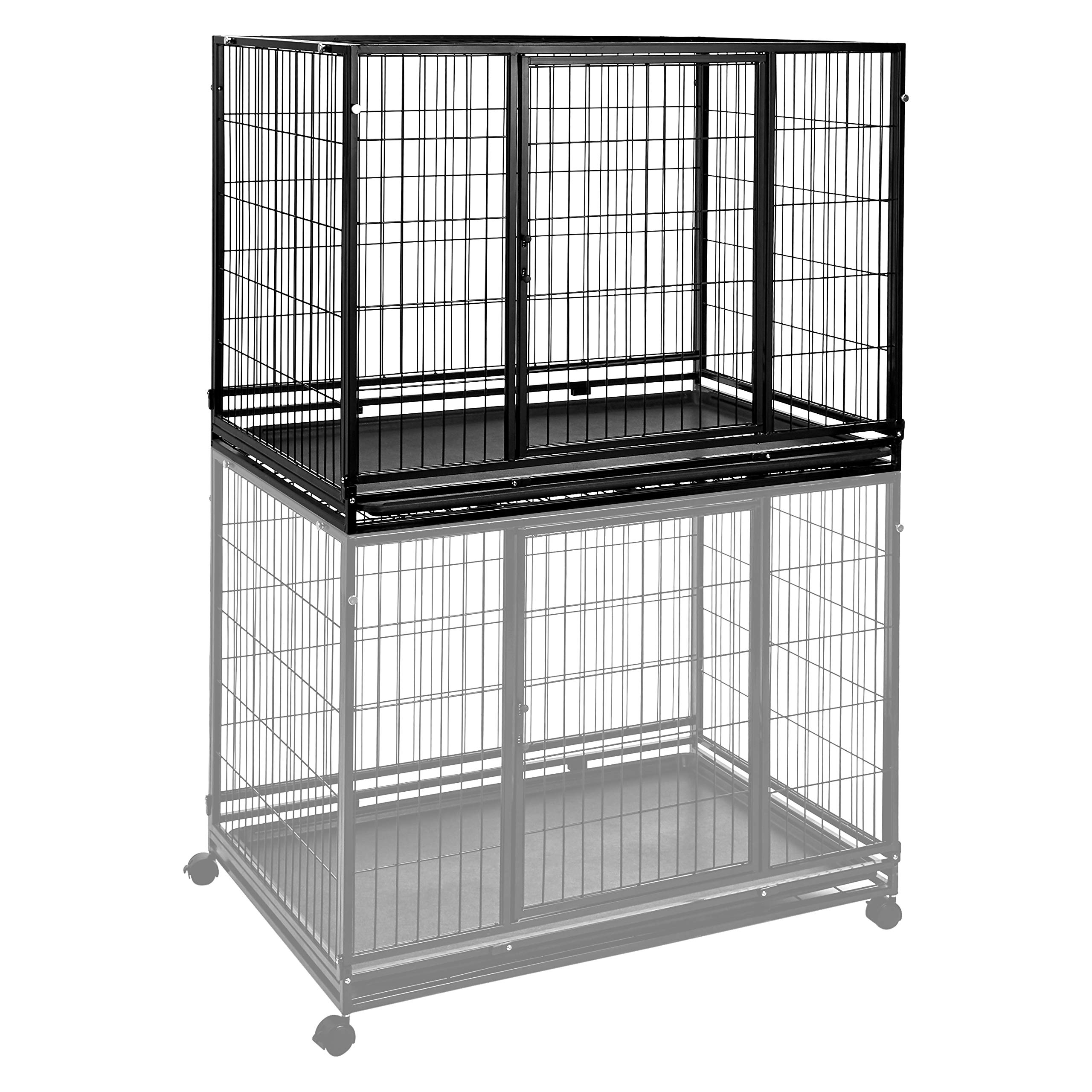 Foto 2 | Caseta Para Perros Y Mascotas Amazon Basics, Portátil, Resistente, Negra - Venta Internacional.