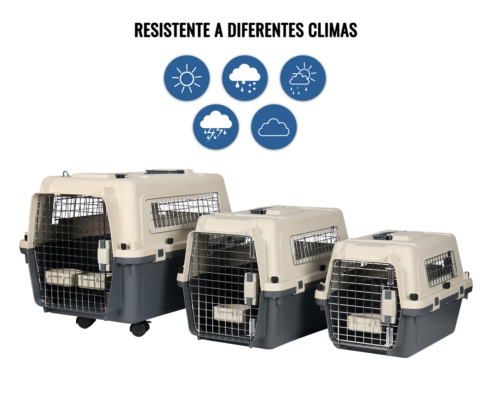 Foto 5 pulgar | Transportadora De Plástico Para Mascotas Xg