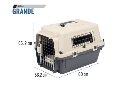 Foto 8 | Transportadora De Plástico Para Mascotas G