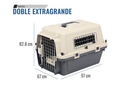 Foto 8 | Transportadora De Plástico Para Mascotas Xxg