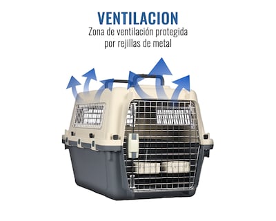 Foto 5 | Transportadora De Plástico Para Mascotas S