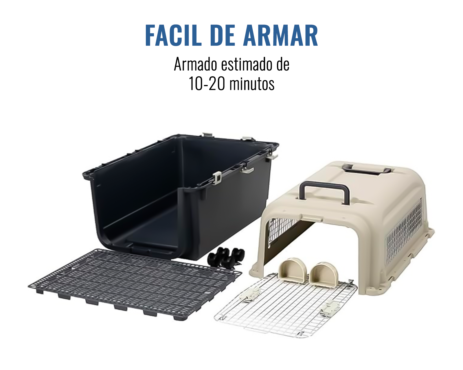 Foto 7 | Transportadora De Plástico Para Mascotas S