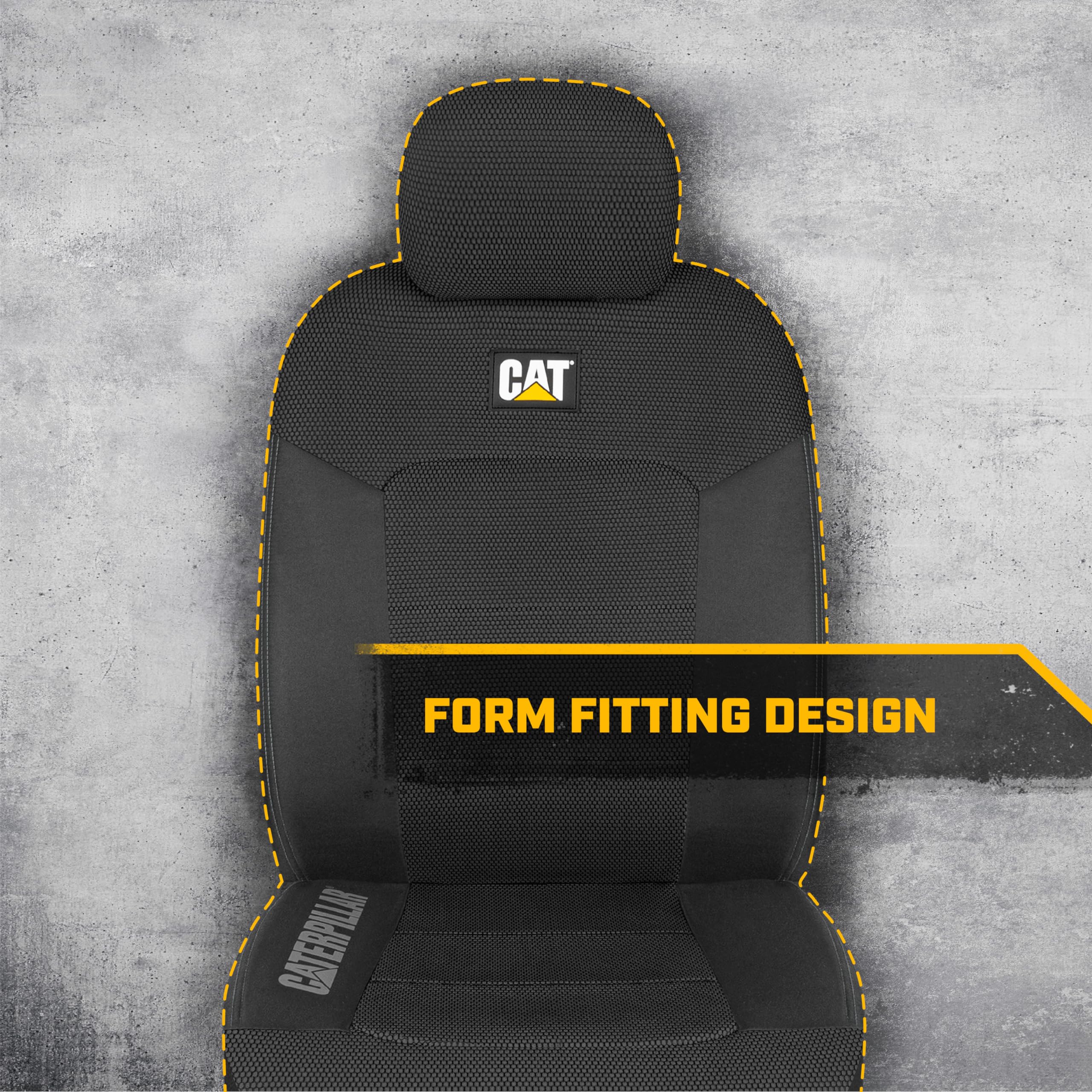 Foto 7 pulgar | Fundas De Asiento Automotrices Cat Meshflex Para Automóviles, Camiones Y Suv - Venta Internacional.