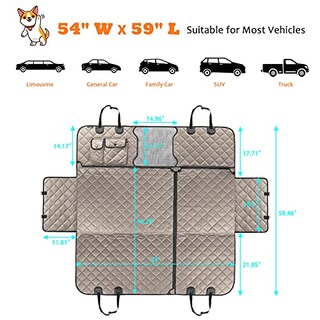 Foto 5 | Funda De Asiento De Coche Para Perros Urpower 4 En 1 A Prueba De Agua Para Coches Suv - Venta Internacional.