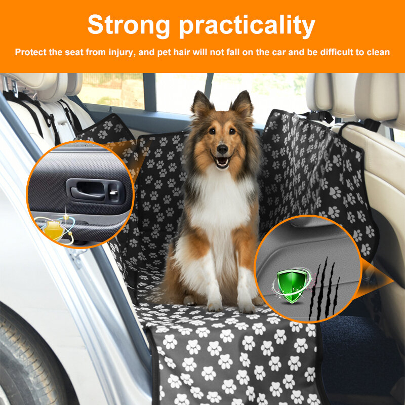 Foto 2 pulgar | Funda Impermeable Para Asiento De Coche Para Perros Sanlin Beans, Resistente A Los Arañazos - Venta Internacional.
