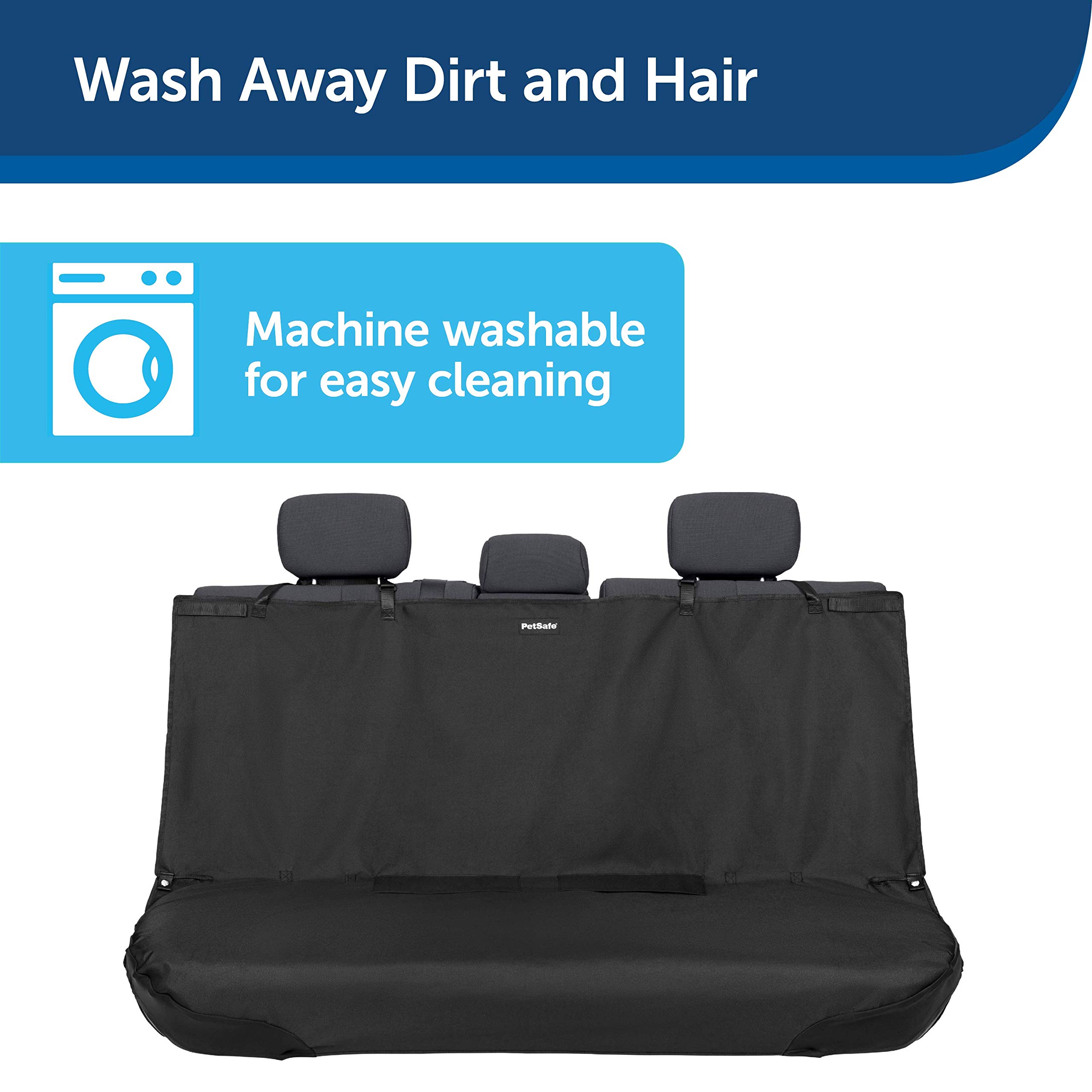 Foto 5 pulgar | Funda De Asiento De Banco Petsafe Happy Ride Impermeable Para Coches, Color Negro - Venta Internacional.