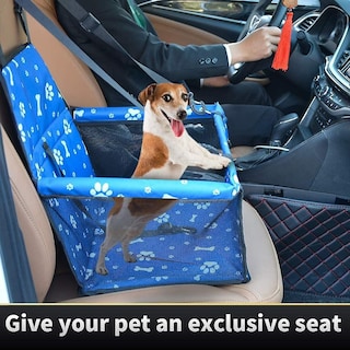 Foto 1 | Jaula De Viaje Con Asiento Elevador Para Mascotas, Para Perros Y Gatos, Color Azul - Venta Internacional.