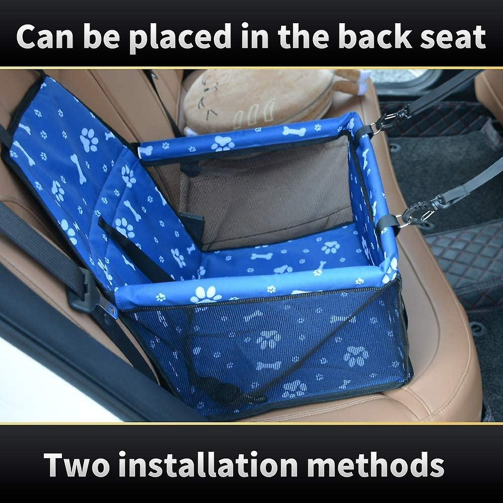 Foto 3 pulgar | Jaula De Viaje Con Asiento Elevador Para Mascotas, Para Perros Y Gatos, Color Azul - Venta Internacional.