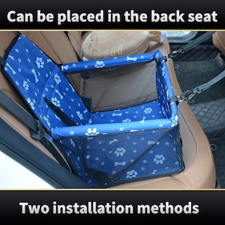 Foto 2 | Jaula De Viaje Con Asiento Elevador Para Mascotas, Para Perros Y Gatos, Color Azul - Venta Internacional.