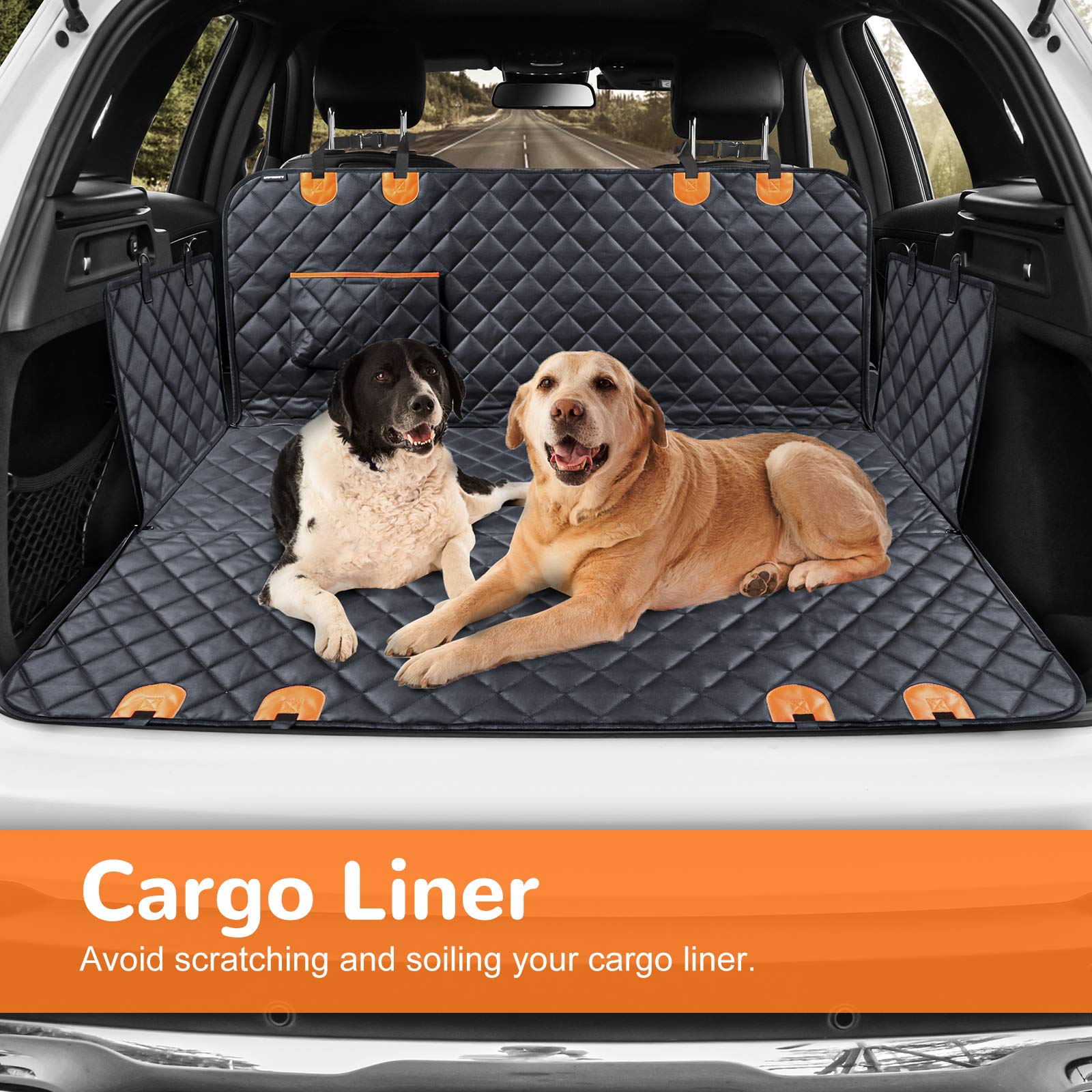 Foto 6 pulgar | Funda De Asiento De Coche Para Perros Urpower, 100% Impermeable, Hamaca 600d - Venta Internacional.