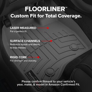 Foto 3 | Floorliners Weathertech Para Toyota Tundra (crewmax), Color Negro - Venta Internacional.