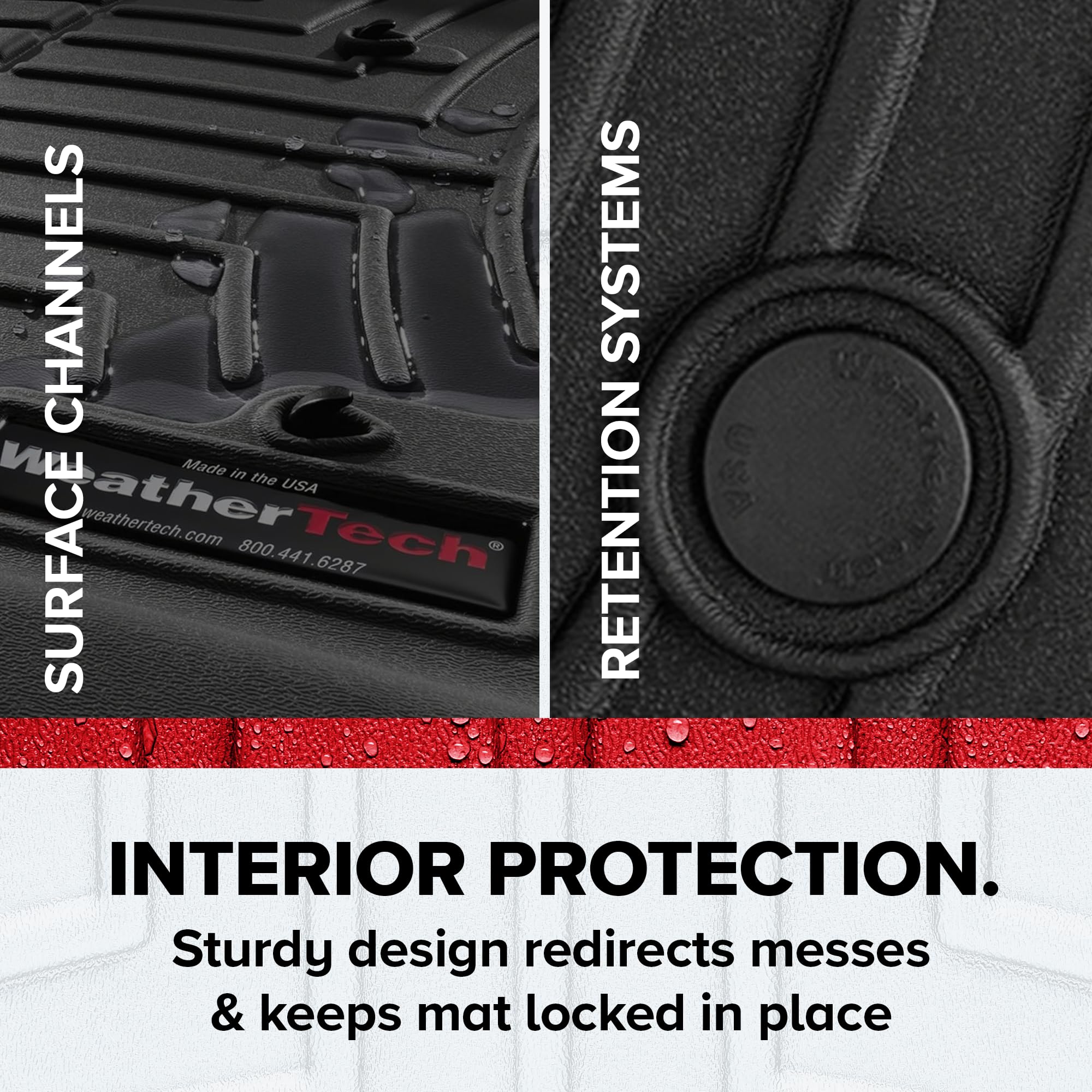 Foto 5 pulgar | Floorliners Weathertech Para Toyota Tundra (crewmax), Color Negro - Venta Internacional.