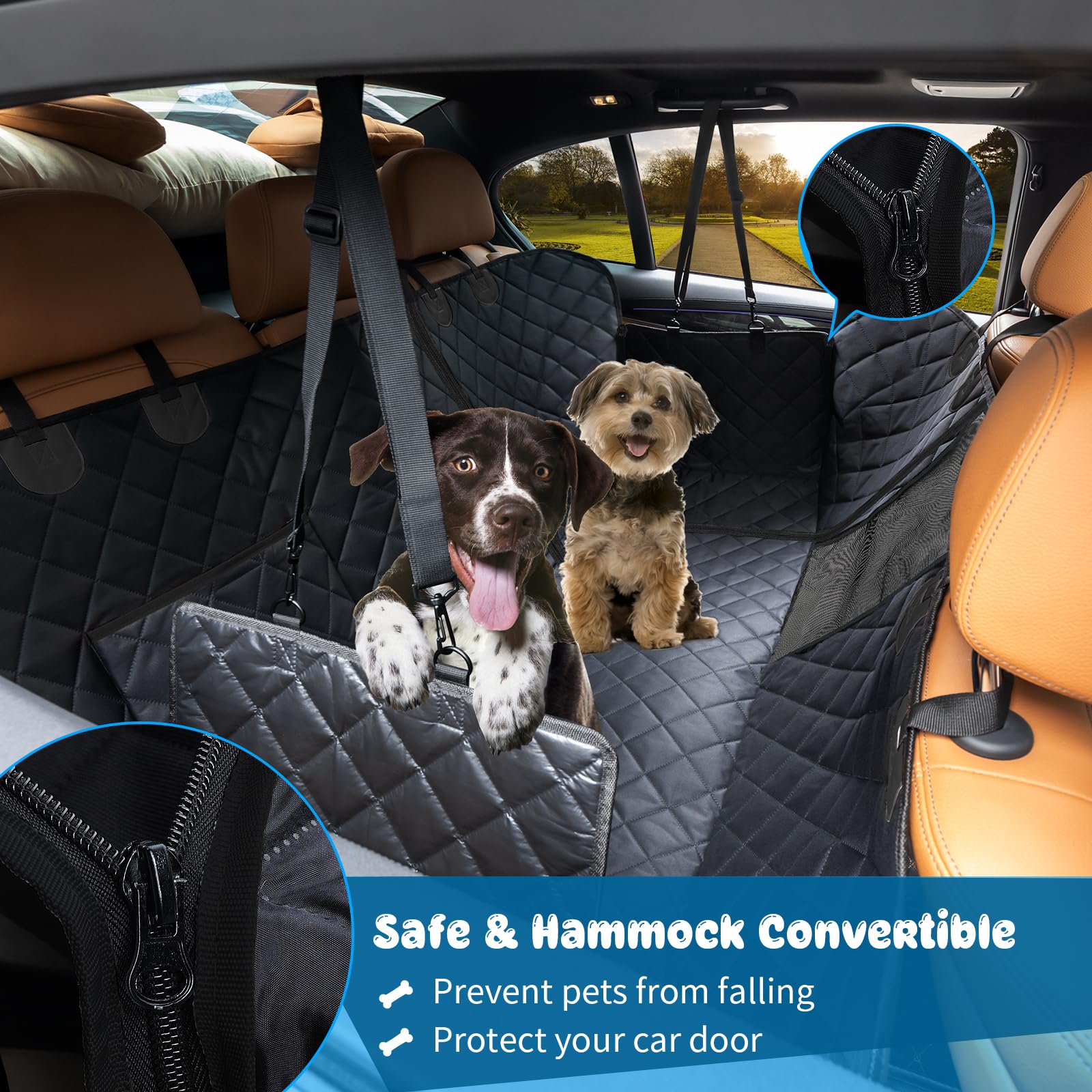Foto 3 | Funda De Asiento De Coche Para Perros Urpower 6 En 1, Impermeable, 54 X 58 Pulgadas - Venta Internacional.