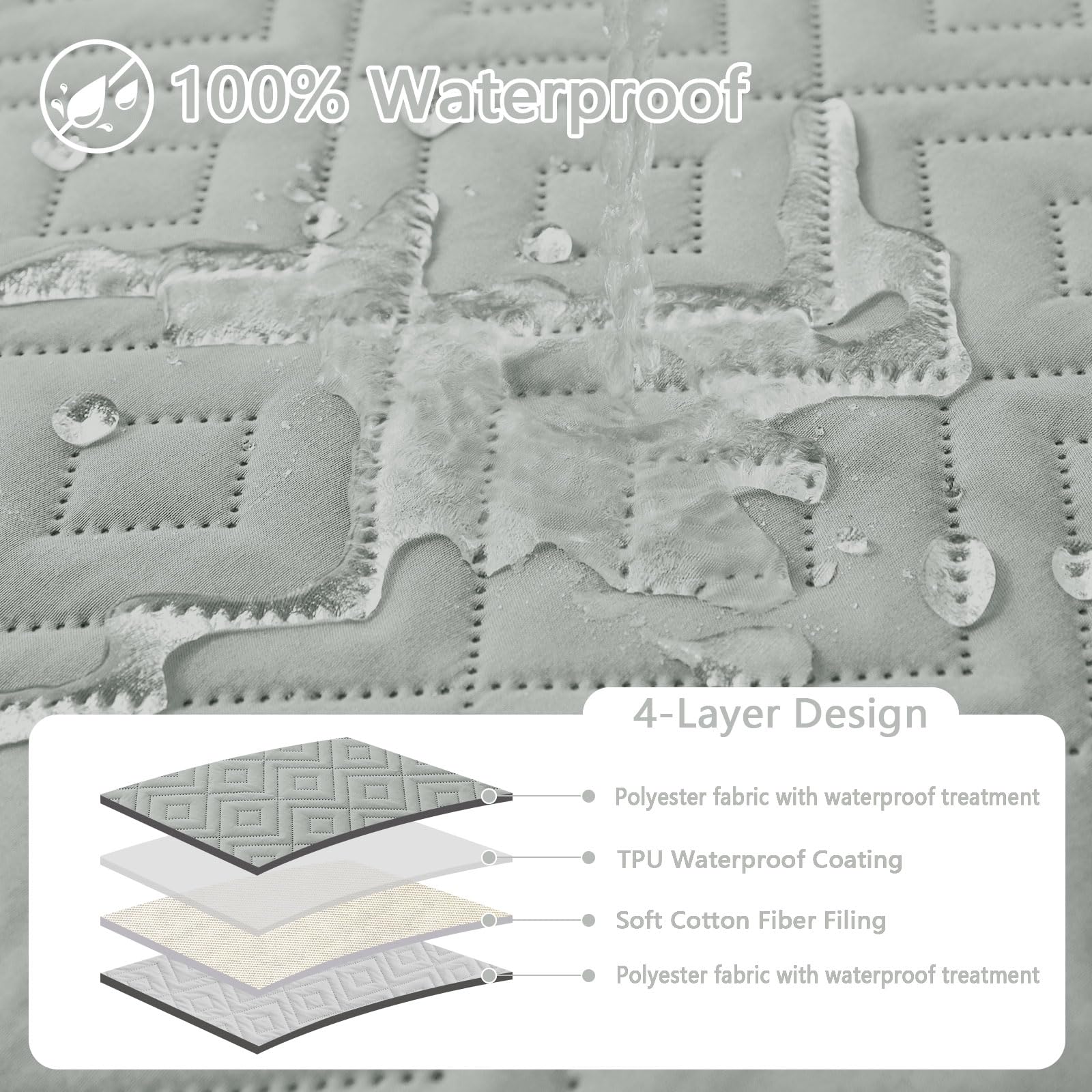 Foto 3 pulgar | Manta Impermeable Para Perro Hyha Para Sofá, Funda De Sofá, 210 X 210 Cm - Venta Internacional.