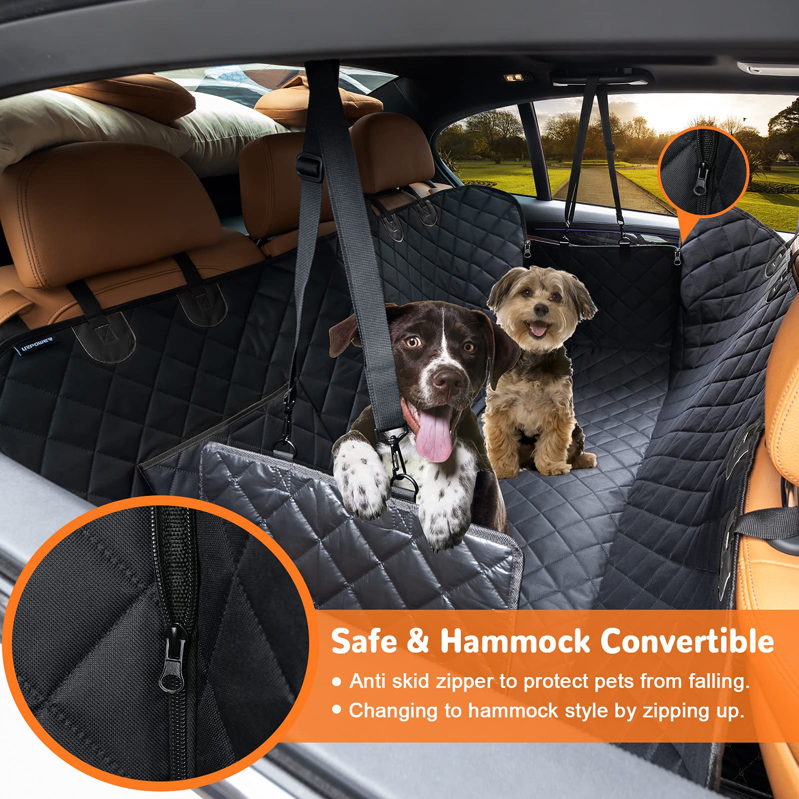 Foto 3 pulgar | Funda De Asiento Para Perros Urpower, Hamaca 100% Impermeable Para Coches - Venta Internacional.