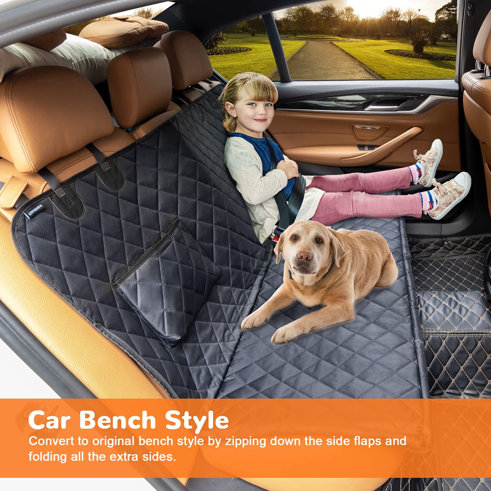 Foto 5 pulgar | Funda De Asiento Para Perros Urpower, Hamaca 100% Impermeable Para Coches - Venta Internacional.