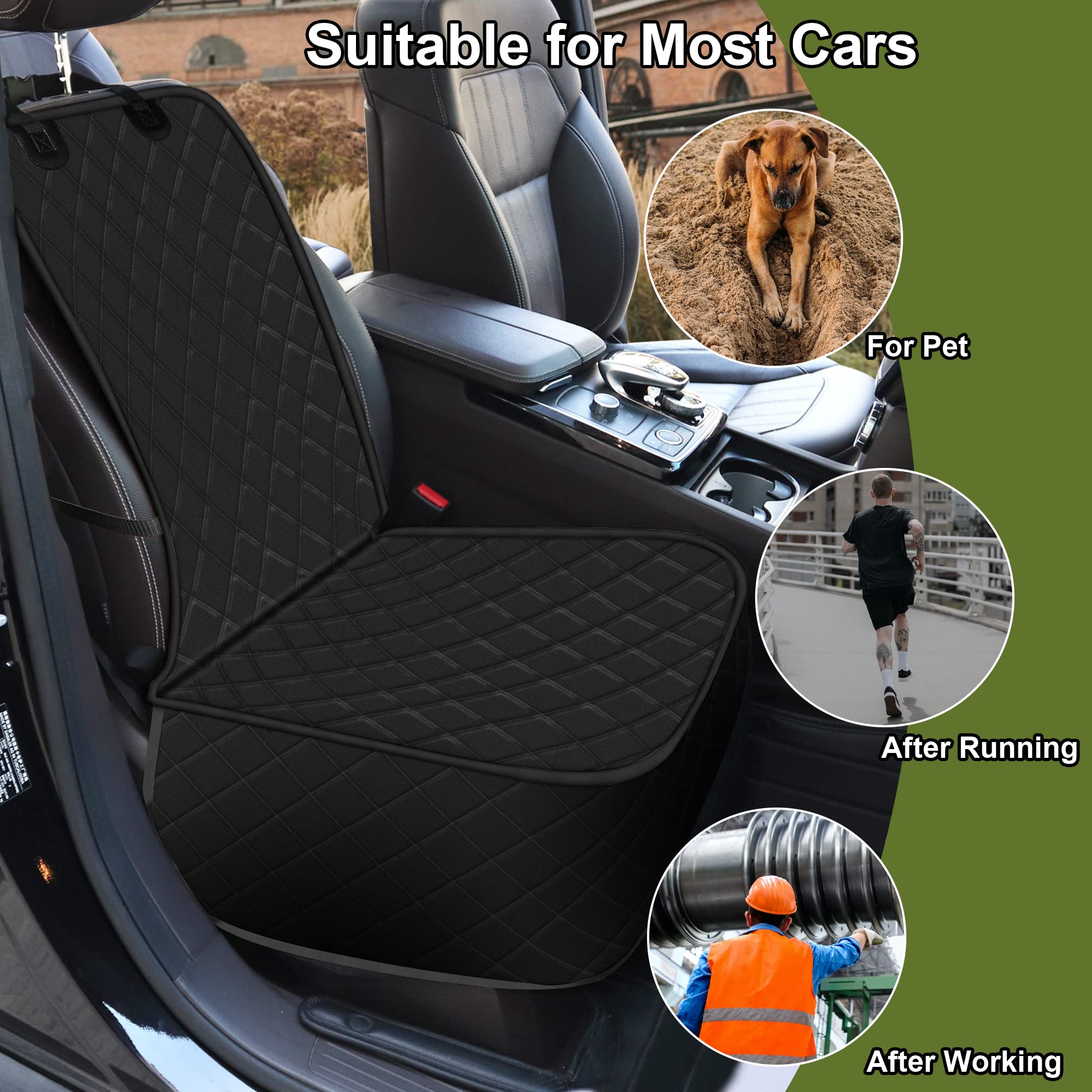 Foto 3 pulgar | Funda De Asiento Delantero De Coche Para Perros Femular, Impermeable, Paquete De 2 - Venta Internacional.
