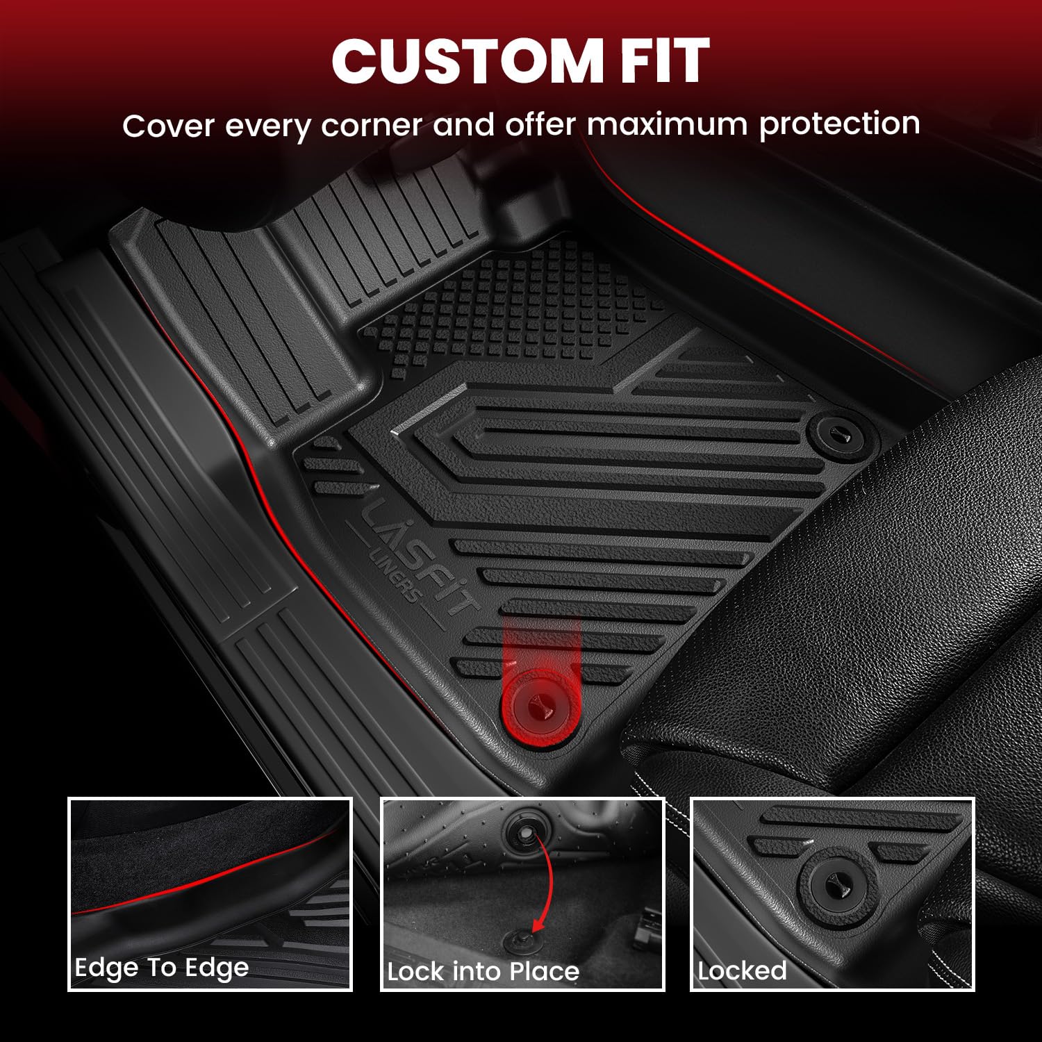 Foto 3 pulgar | Alfombrillas Lasfit Custom Fit Tpe Para Todo Tipo De Clima Bmw X3 2025 - Venta Internacional.
