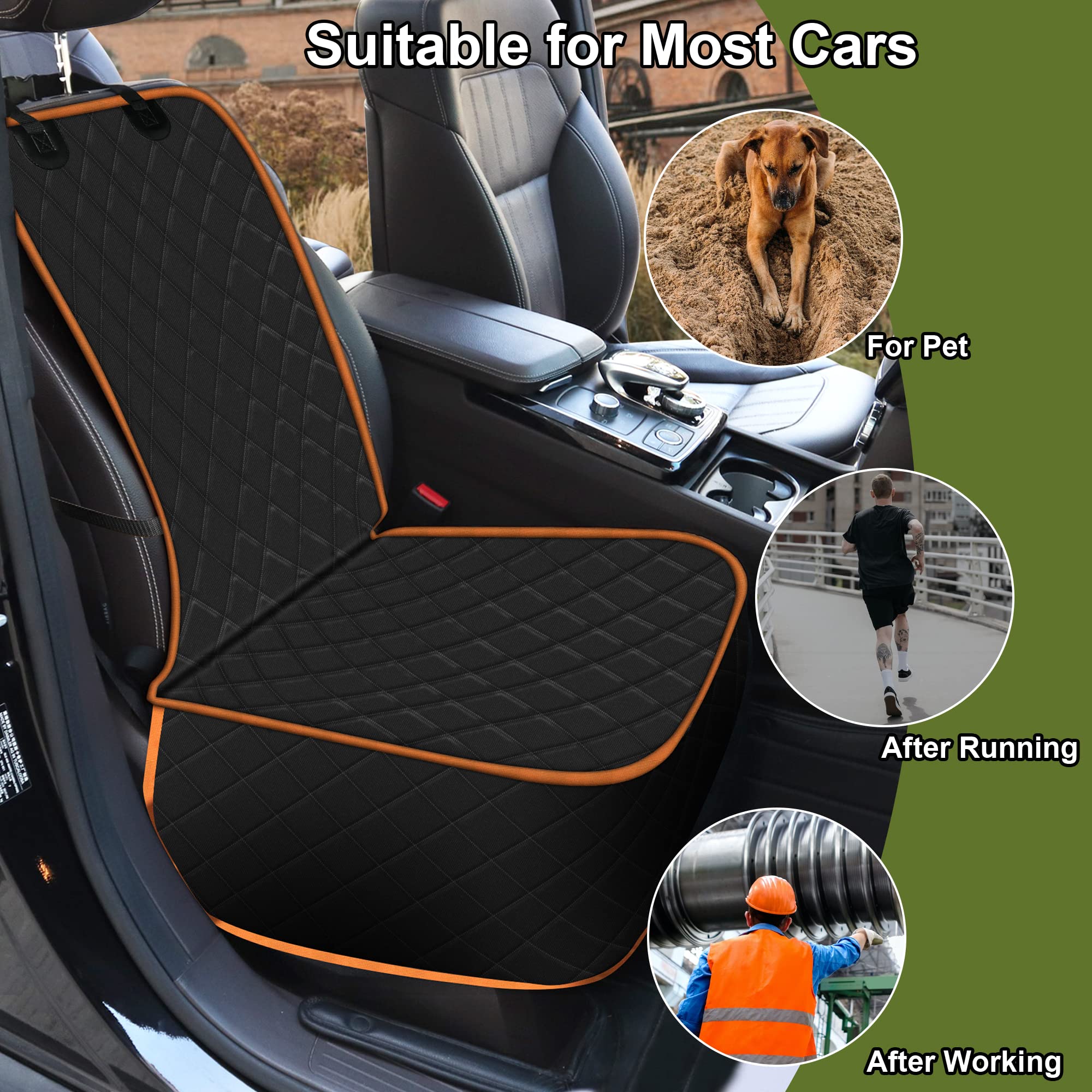 Foto 3 pulgar | Funda De Asiento Delantero De Coche Para Perros Femular, Impermeable, Paquete De 2 - Venta Internacional.
