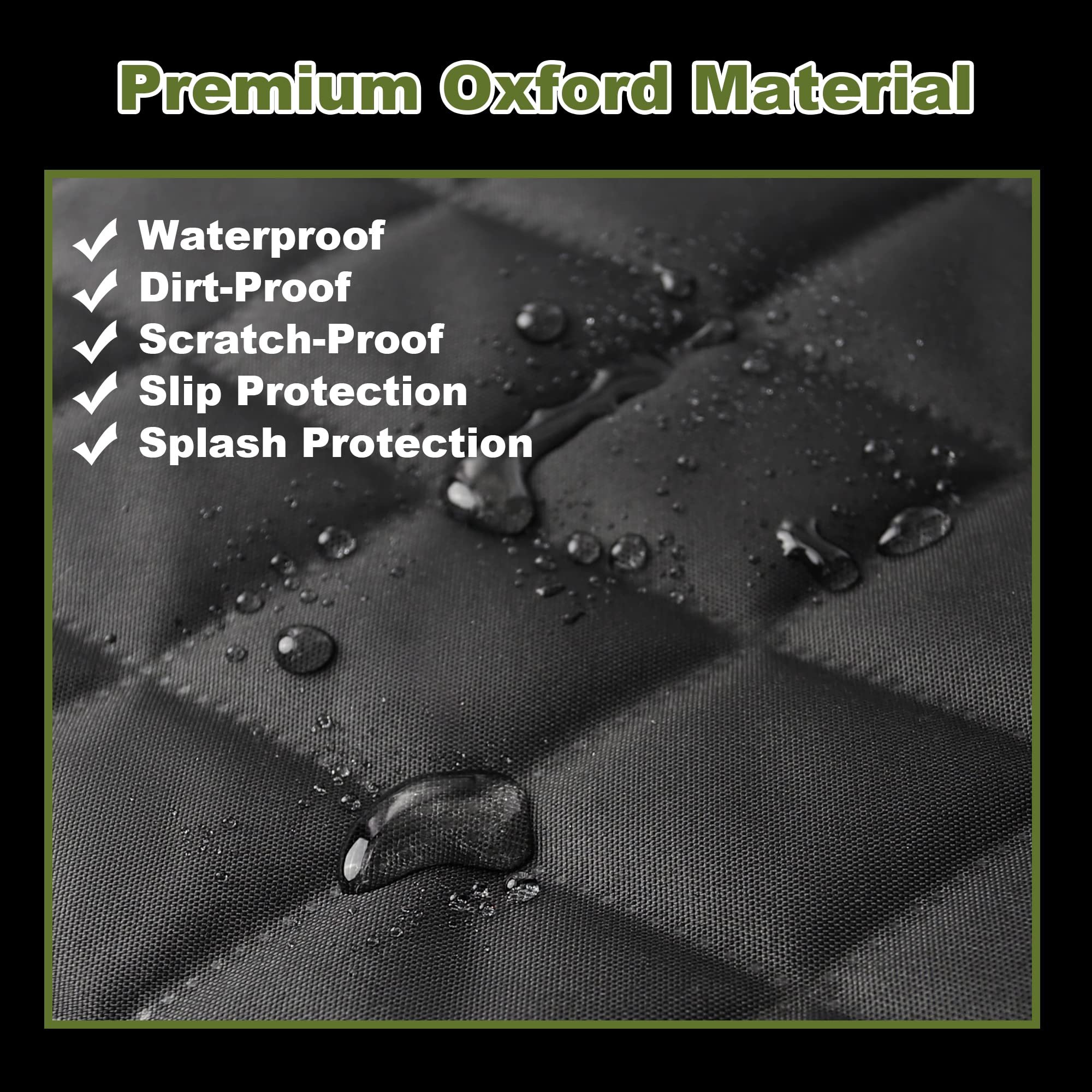 Foto 7 | Funda De Asiento Delantero De Coche Para Perros Femular, Impermeable, Paquete De 2 - Venta Internacional.