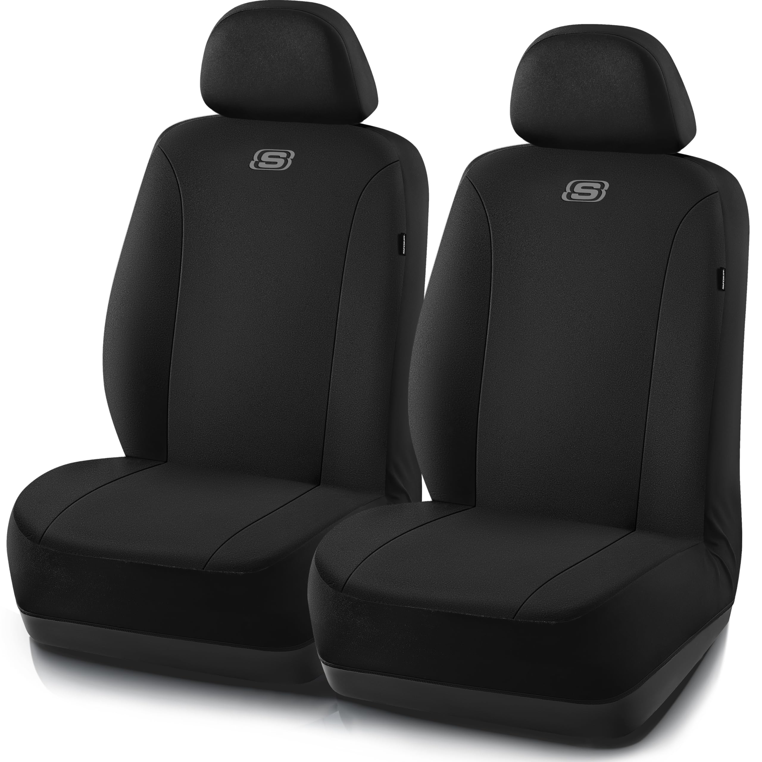 Foto 2 pulgar | Fundas Para Asientos De Coche Skechers Premium, Poliéster Transpirable, Color Negro - Venta Internacional.
