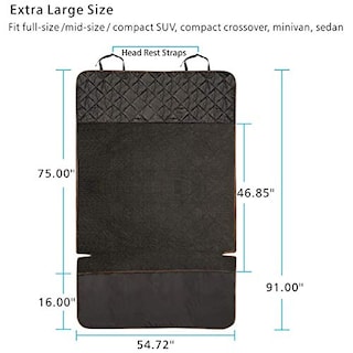 Foto 5 | Cargo Liner F-color Suv Resistente Al Agua Para Perros, Color Marrón - Venta Internacional.