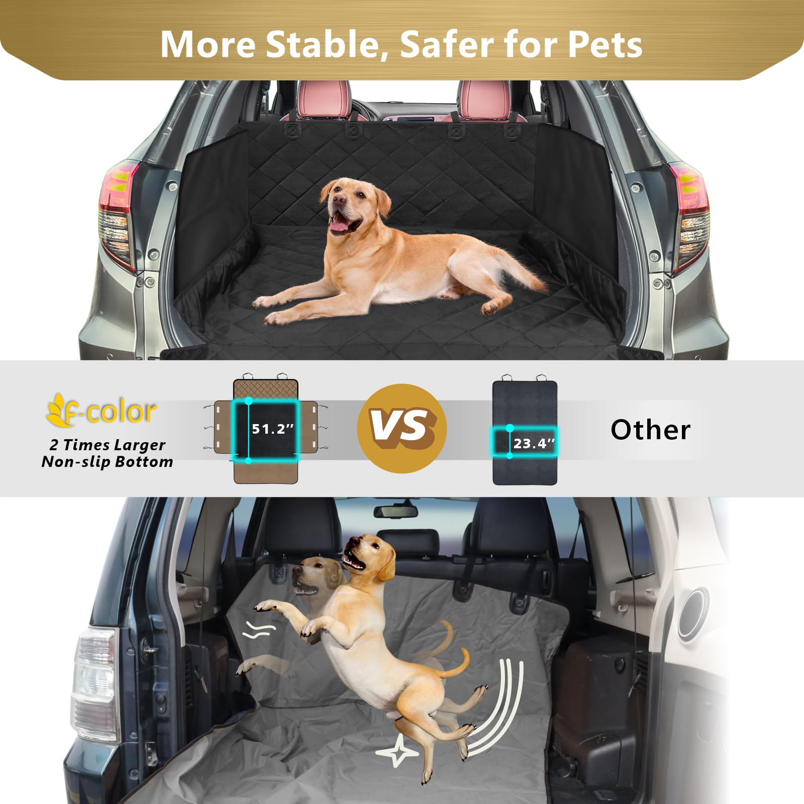 Foto 8 pulgar | Funda Suv Cargo Liner F-color Impermeable Para Perros, Ajuste Universal - Venta Internacional.