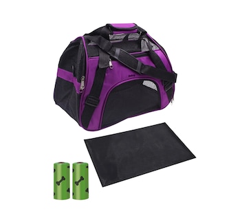 Foto 1 | Transportadora Para Mascota Belug Plegable Negro Violeta