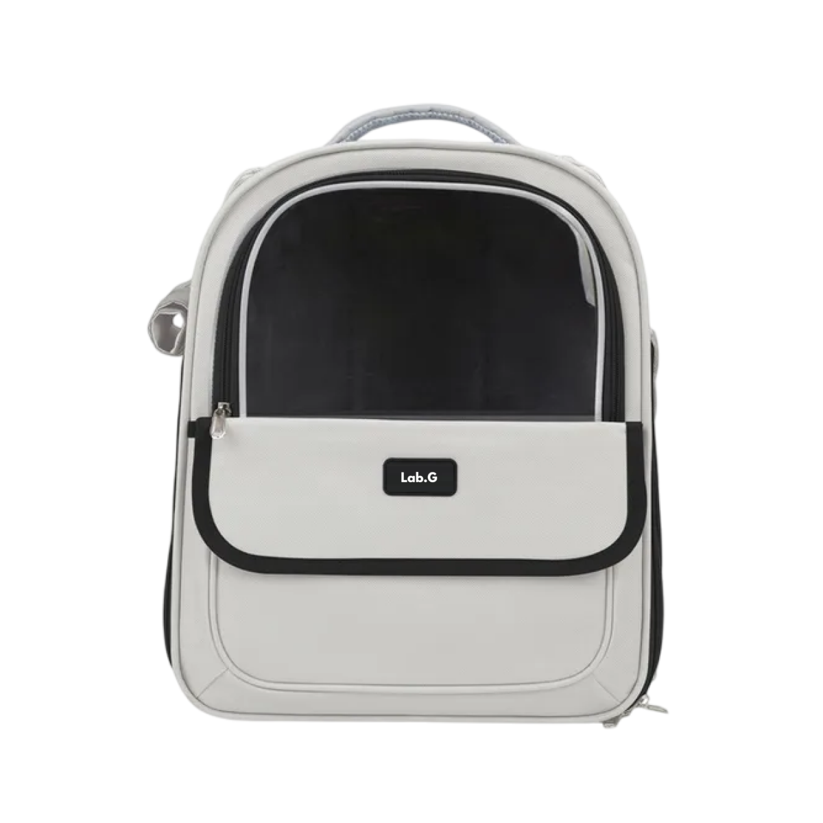 Foto 1 | Mochila Trasportadora Lab.g Para Mascotas Gris Cierre Negro