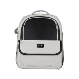 Foto 1 | Mochila Trasportadora Lab.g Para Mascotas Gris Cierre Negro