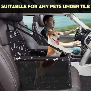 Foto 3 | Asientos De Coche Para Mascotas, Belug Perros O Gatos Negro