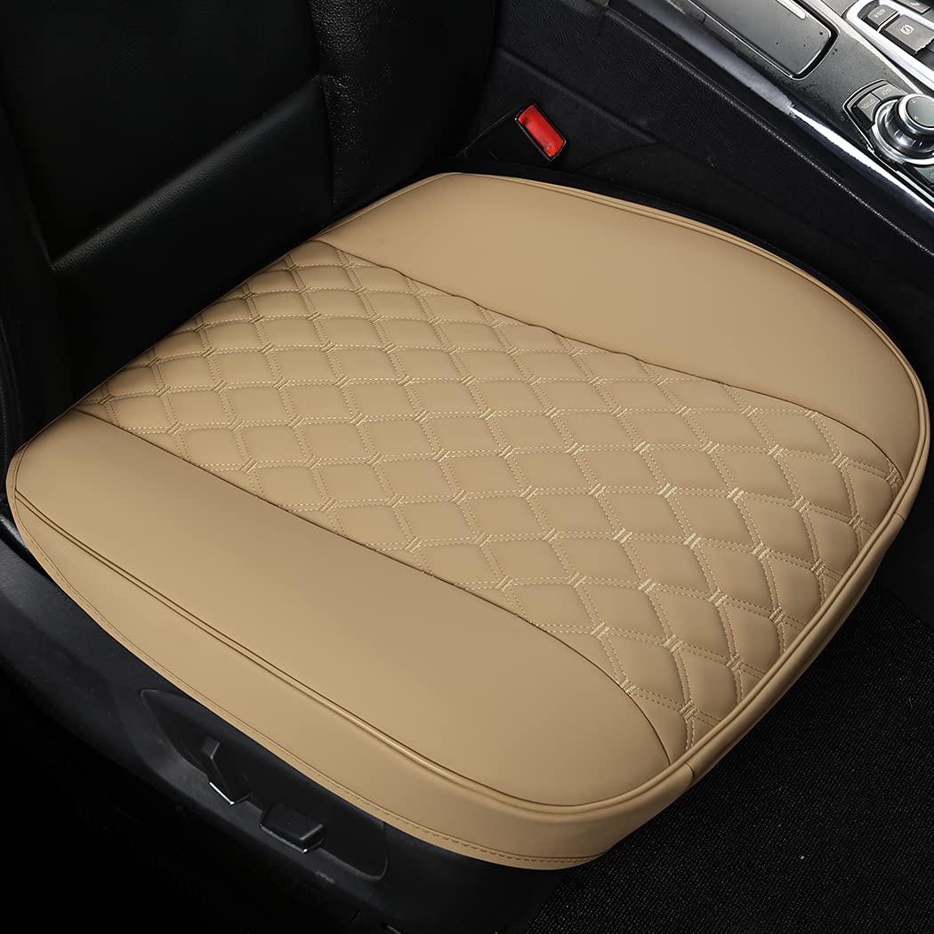 Foto 2 pulgar | Funda De Asiento De Coche Con Diseño De Pantera Negra, Piel Sintética, Parte Delantera Beige, 1 Unidad - Venta In