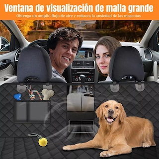 Foto 3 | Funda Impermeable Cubreasientos de Auto para Perro Eo Safe Imports ESI-8702 Negro