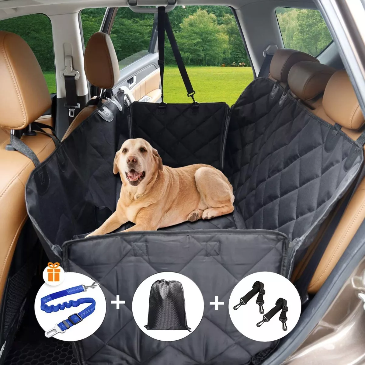 Foto 6 pulgar | Funda Impermeable Cubreasientos de Auto para Perro Eo Safe Imports ESI-8702 Negro