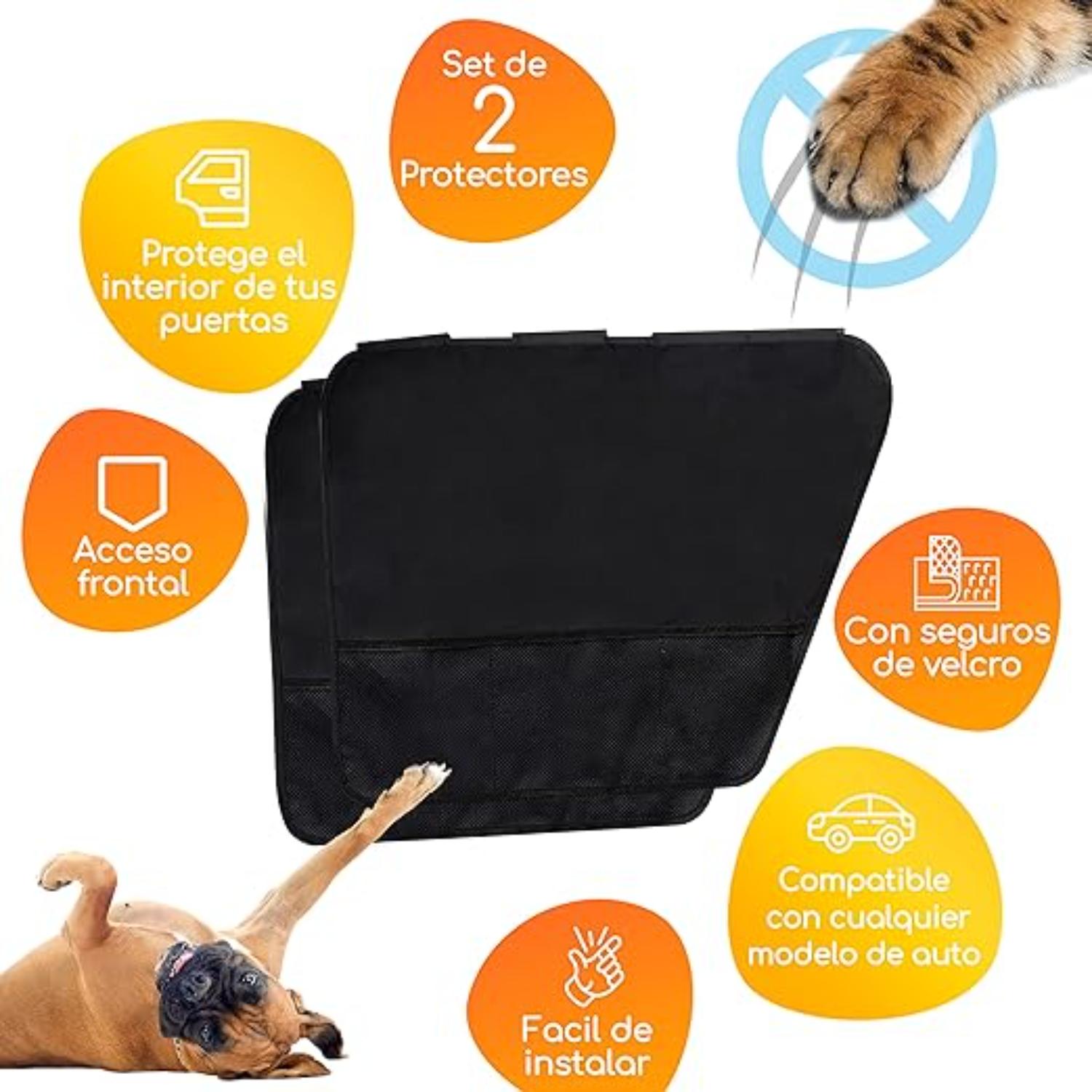 Foto 3 pulgar | Set De 2 Protectores De Puerta Para Perro Mascretta