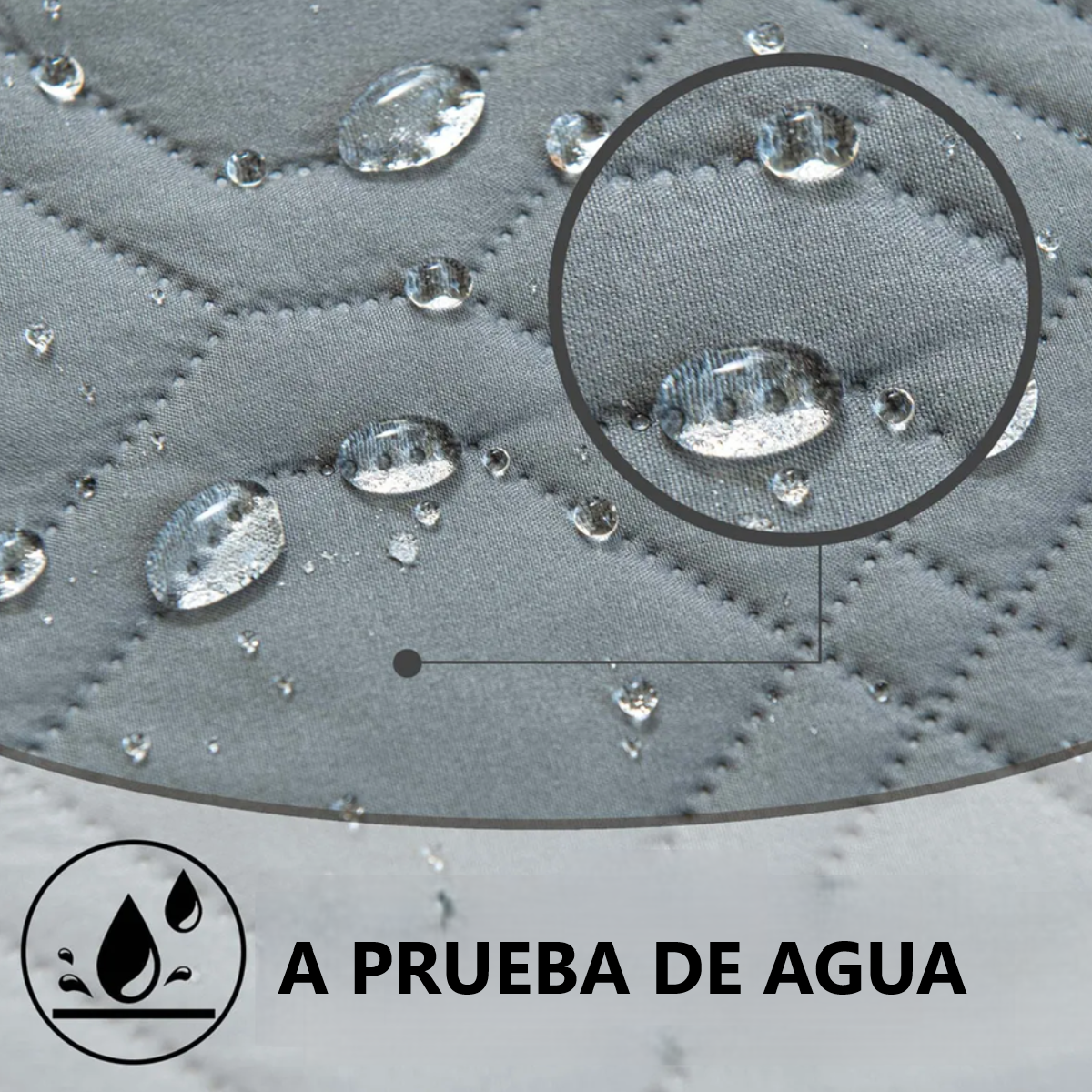 Foto 3 pulgar | Funda Impermeable De Colchón Para Mascotas Eo Safe Imports Esi-18719 Gris