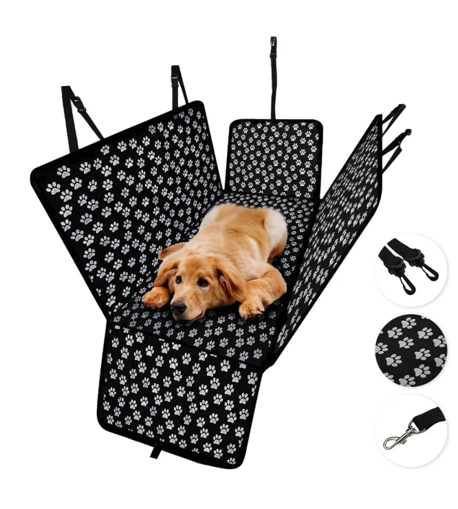 Foto 7 pulgar | Funda Impermeable Coche Cubre Asiento Mascota Auto Perro Color Negro